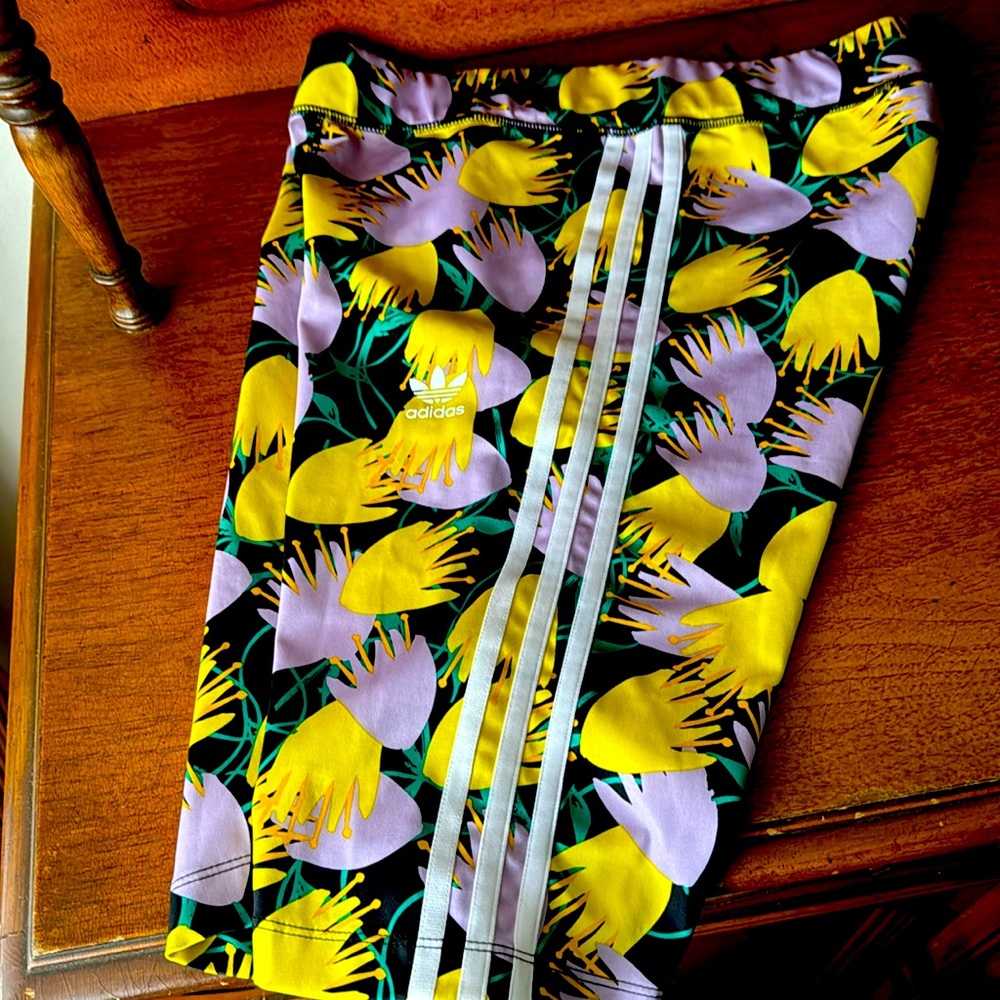 Adidas women’s Pharrell’s full length biker shorts